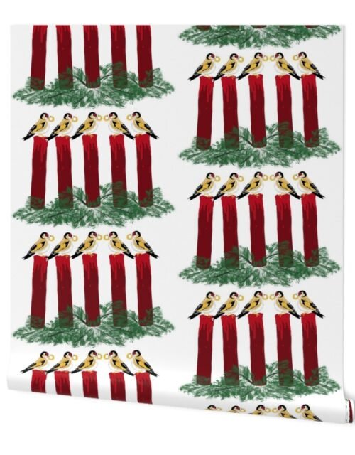 12 Days of Christmas 5 Gold Rings Wallpaper