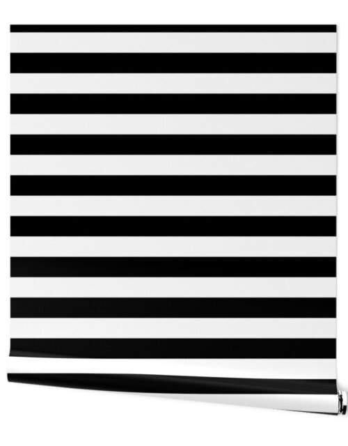 Miami Vice Black Horizontal Tent Stripes Florida Colors of the Sunshine State Wallpaper