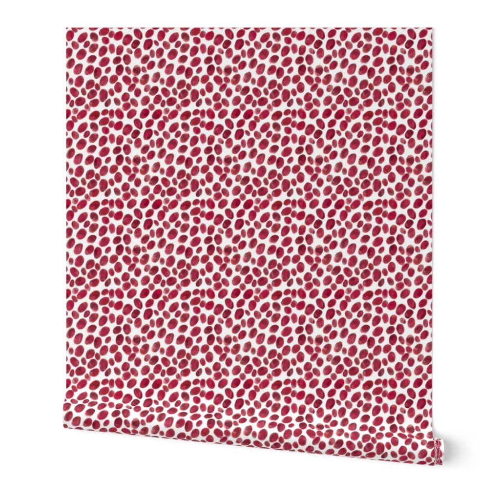 Cranberries on White Wallpaper Cranberries on White Wallpaper