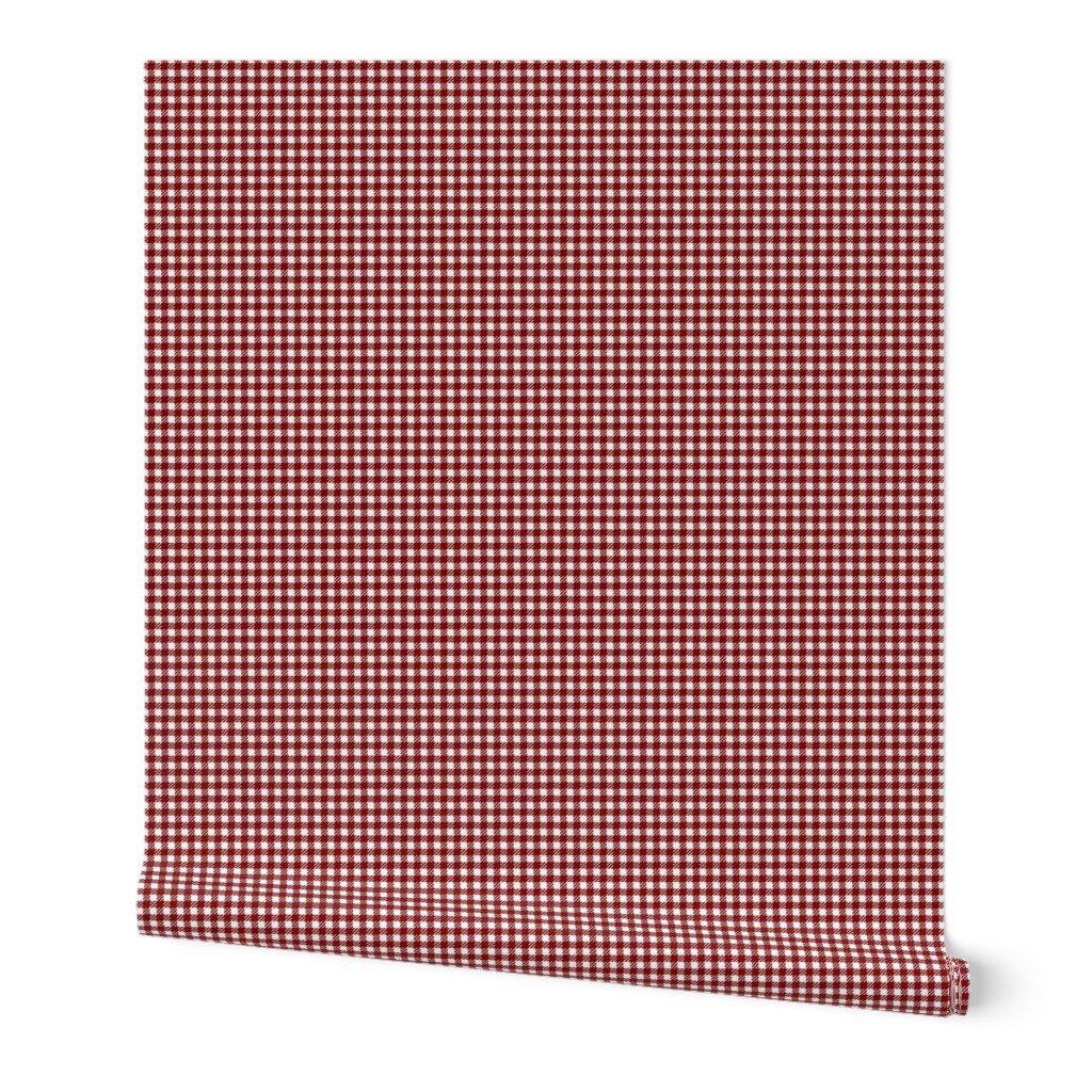 Dark Christmas Candy Apple Red Gingham Plaid Check Wallpaper Dark Christmas Candy Apple Red Gingham Plaid Check Wallpaper