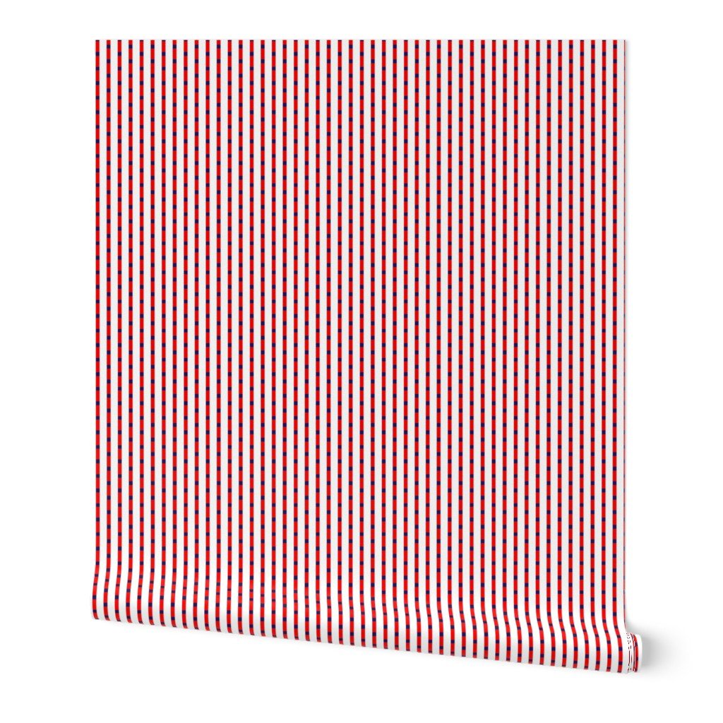 USA Flag Red White and Blue Puckered Seersucker-look Pin Stripes Wallpaper USA Flag Red White and Blue Puckered Seersucker-look Pin Stripes Wallpaper
