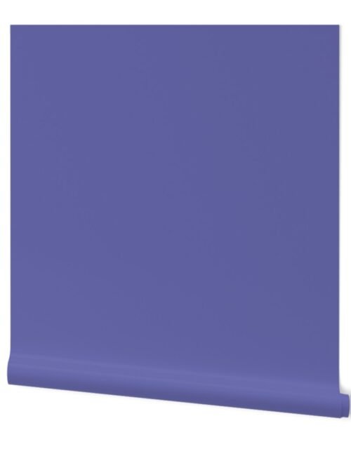 Very Periwinkle Purple Blue Solid Coordinate Color Wallpaper