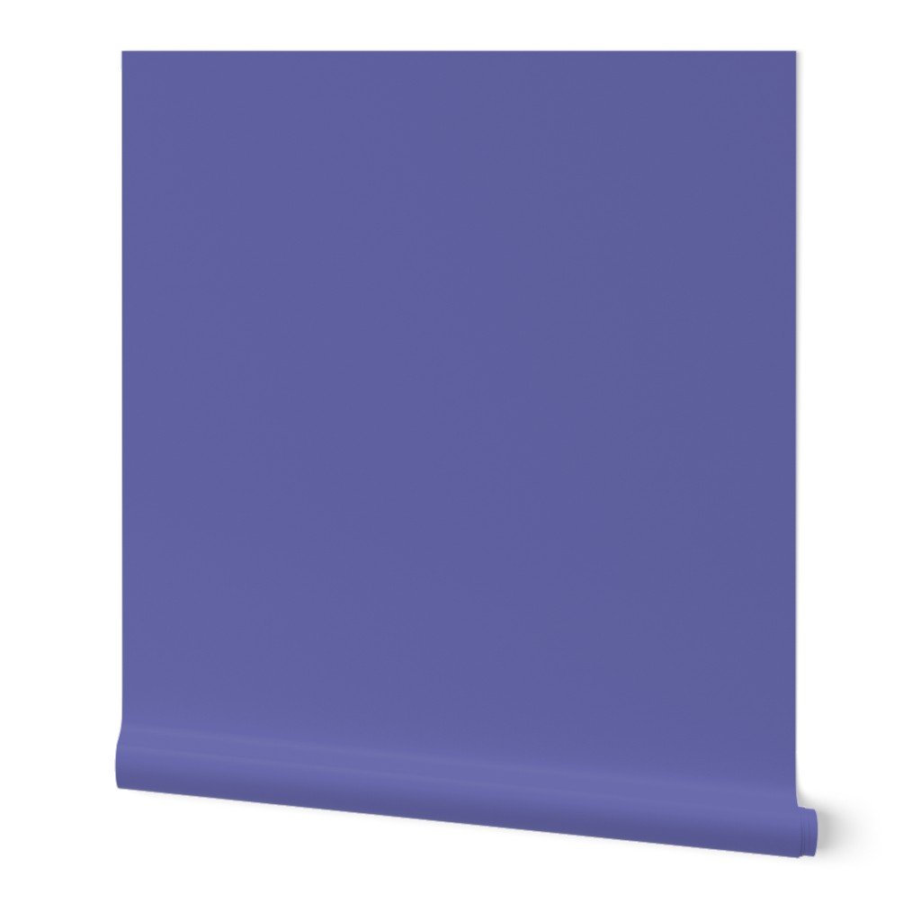 Very Periwinkle Purple Blue Solid Coordinate Color Wallpaper