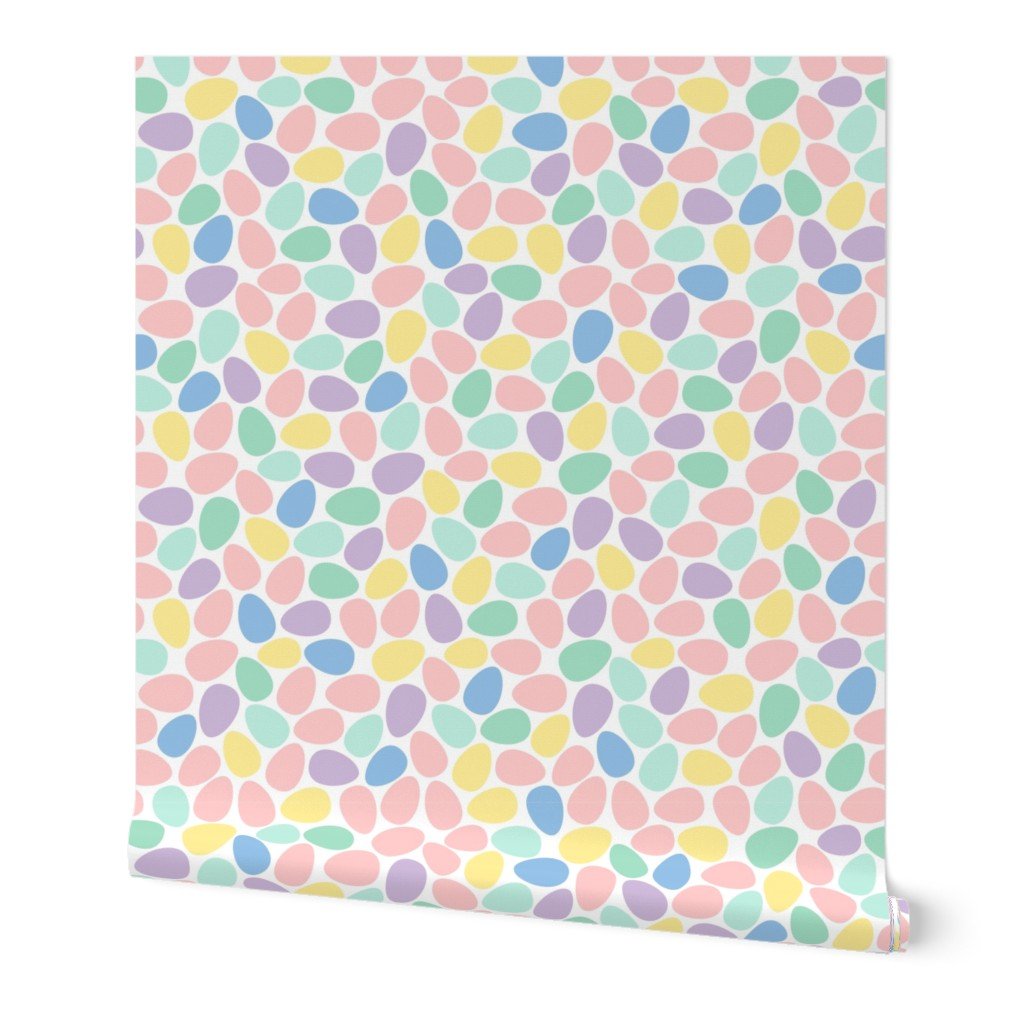 Large Multi Colored Pastel Easter Eggs Wallpaper Large Multi Colored Pastel Easter Eggs Wallpaper