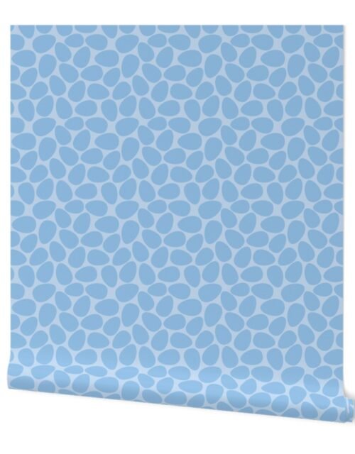 Baby Blue Pastel Easter Eggs Wallpaper