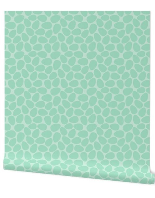 Mint Pastel Easter Eggs Wallpaper