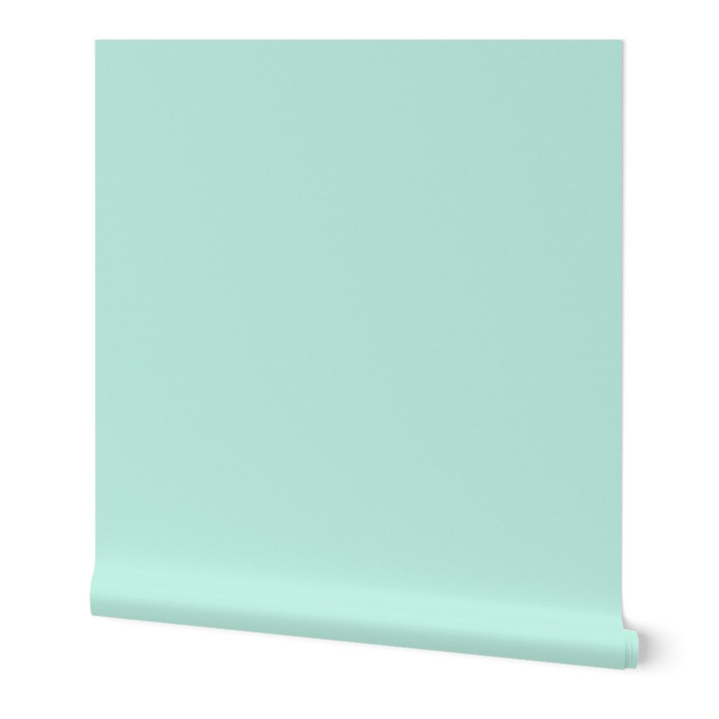 Pastel Easter Aqua Solid Coordinate Color Wallpaper