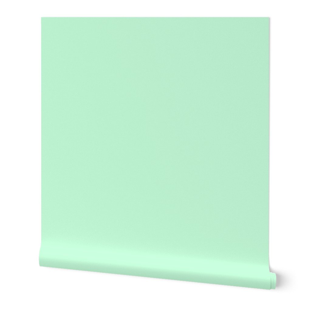 Pastel Easter Mint Solid Coordinate Color Wallpaper
