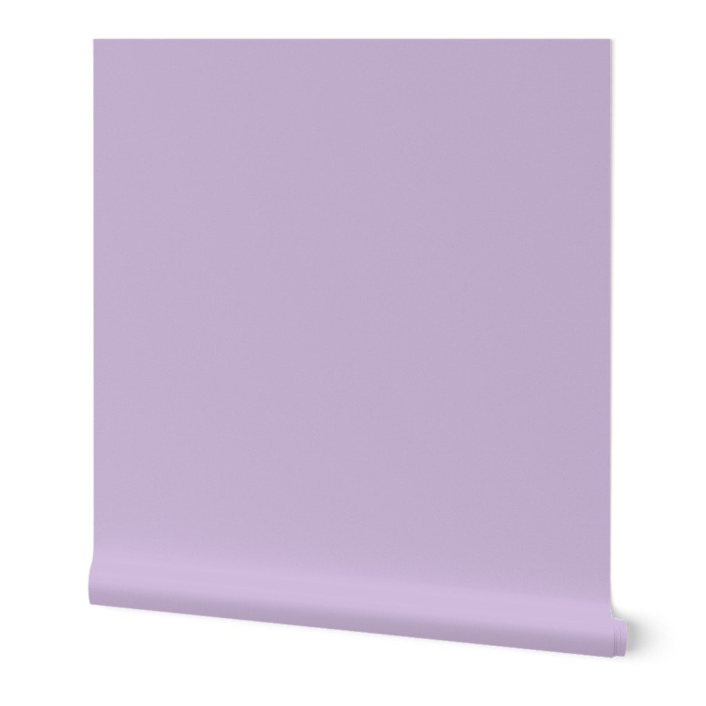 Pastel Easter Lilac Solid Coordinate Color Wallpaper