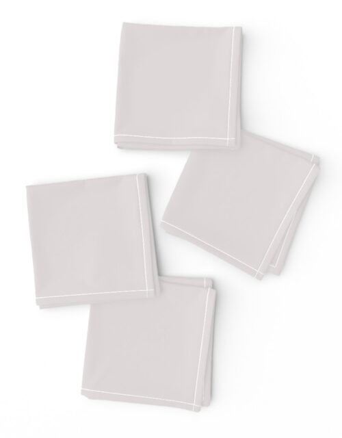 Coffee Cream White Solid Color Coordinate Cocktail Napkins