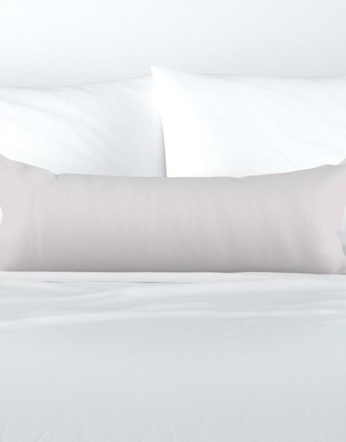 Coffee Cream White Solid Color Coordinate Extra Long Lumbar Pillow