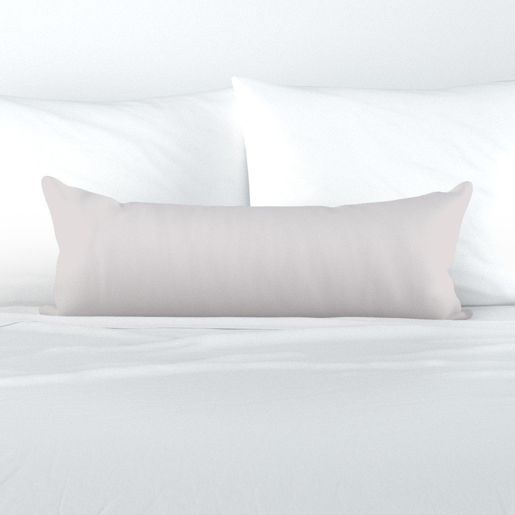 Coffee Cream White Solid Color Coordinate Extra Long Lumbar Pillow