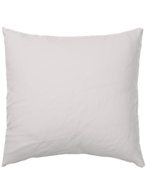 Coffee Cream White Solid Color Coordinate Euro Pillow Sham