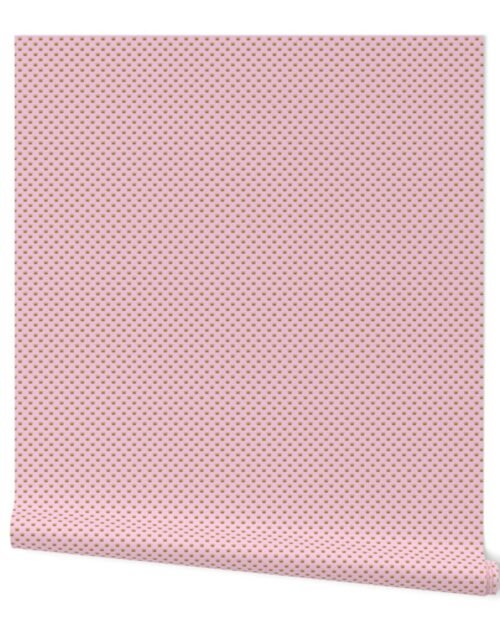 Micro Gold Crowns on Princess Pink Wallpaper