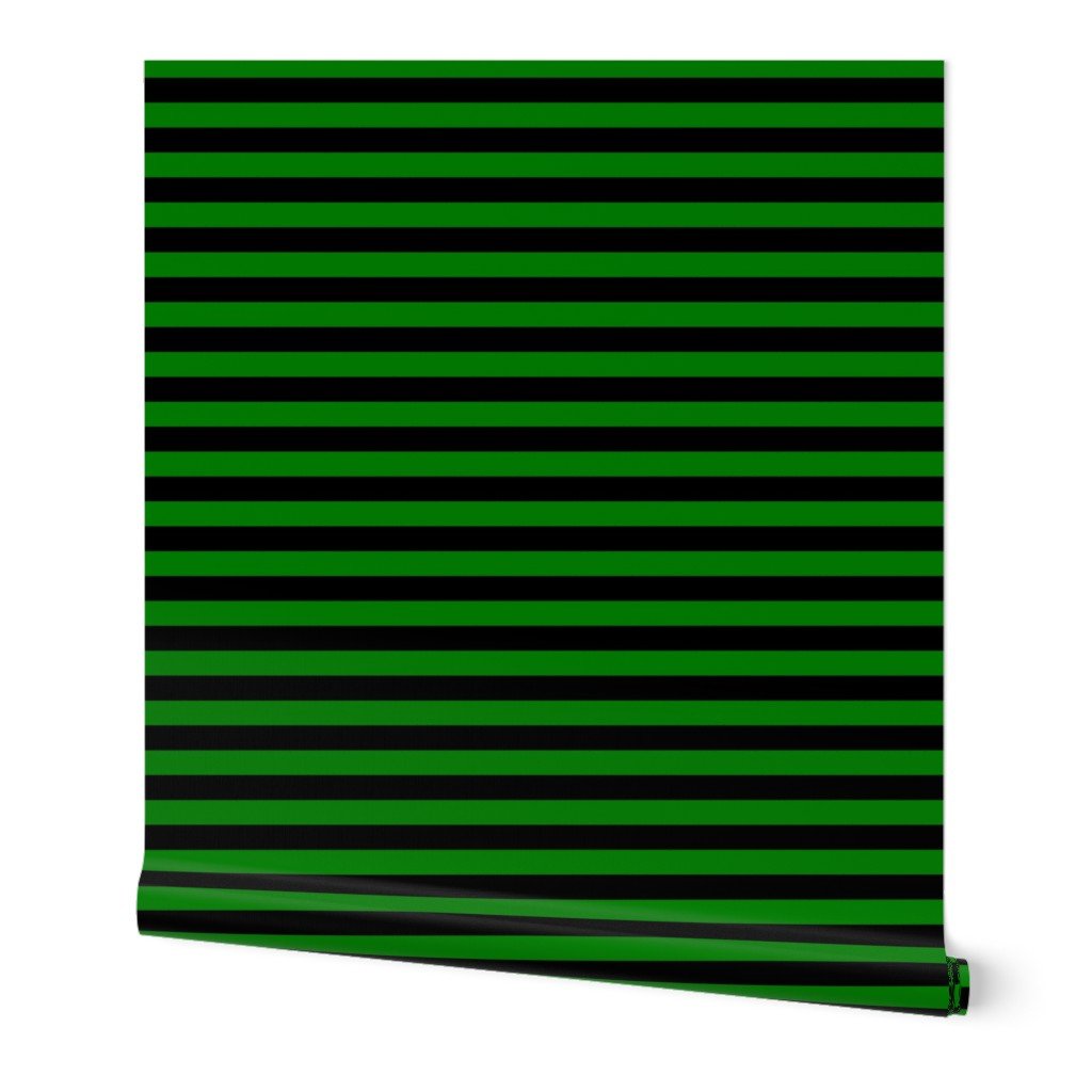 Alien Green and Black Horizontal Witch Stripes Wallpaper Alien Green and Black Horizontal Witch Stripes Wallpaper