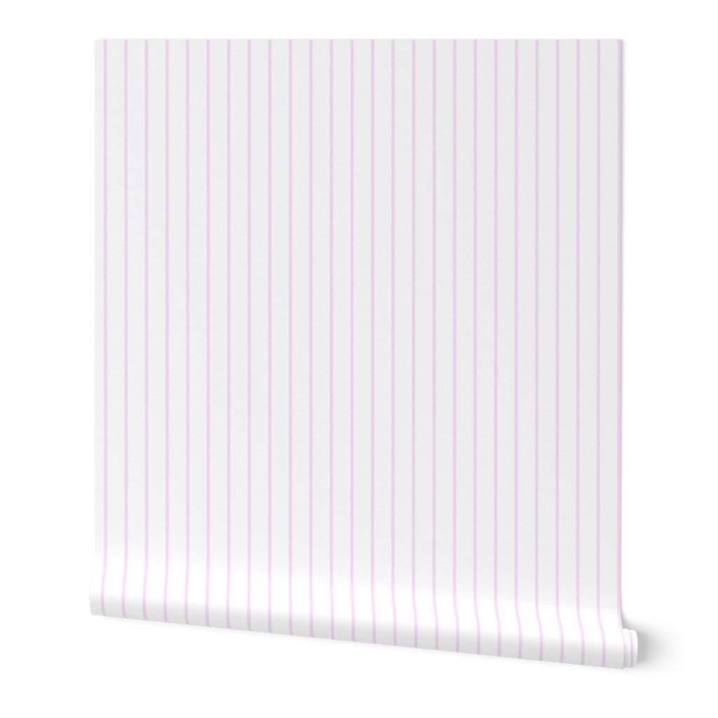 Classic wider 1 Inch Pale Pink Cotton Candy Pinstripe on a White Background Wallpaper Classic wider 1 Inch Pale Pink Cotton Candy Pinstripe on a White Background Wallpaper