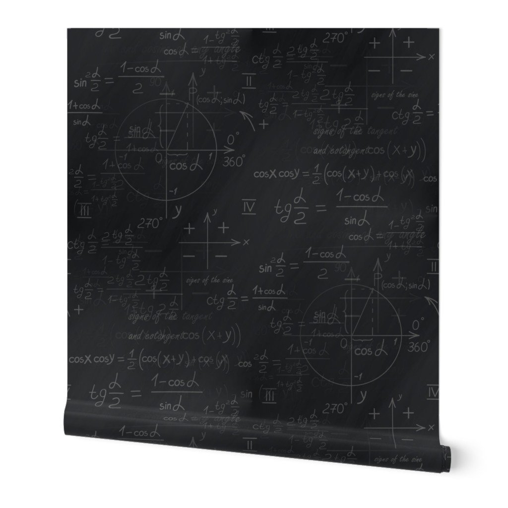 Back to School Chalk on Dark Chalkboard with Mathematical Equations Wallpaper Back to School Chalk on Dark Chalkboard with Mathematical Equations Wallpaper