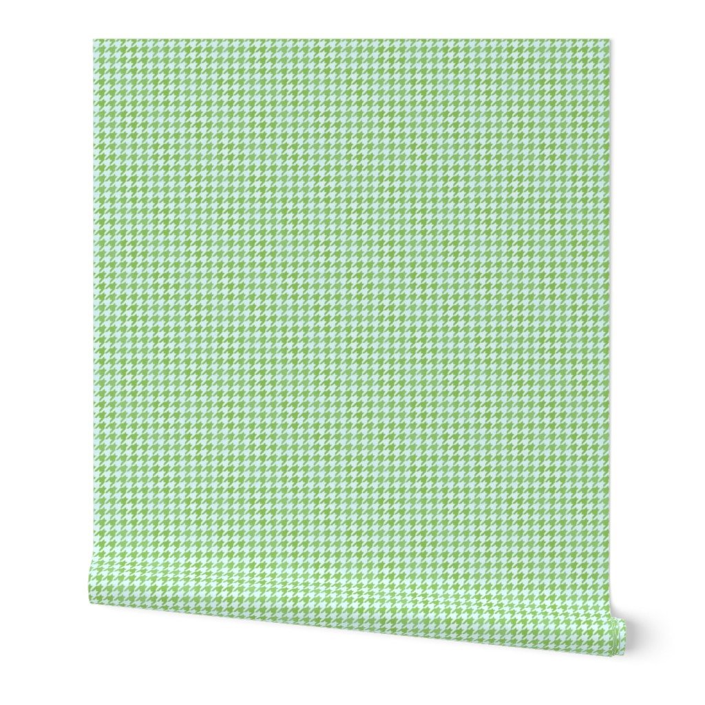 Lime Green and White Handpainted Houndstooth Check Watercolor Pattern Wallpaper Lime Green and White Handpainted Houndstooth Check Watercolor Pattern Wallpaper