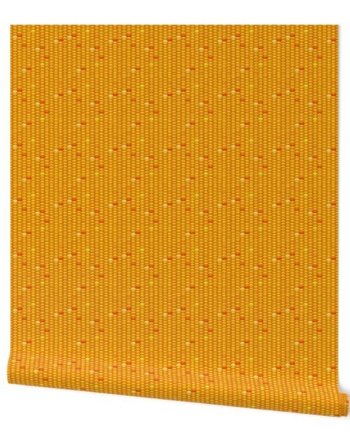 Indian Corn Kernels in Autumn Yellow , Orange and Brown for Thanksgiving Wallpaper
