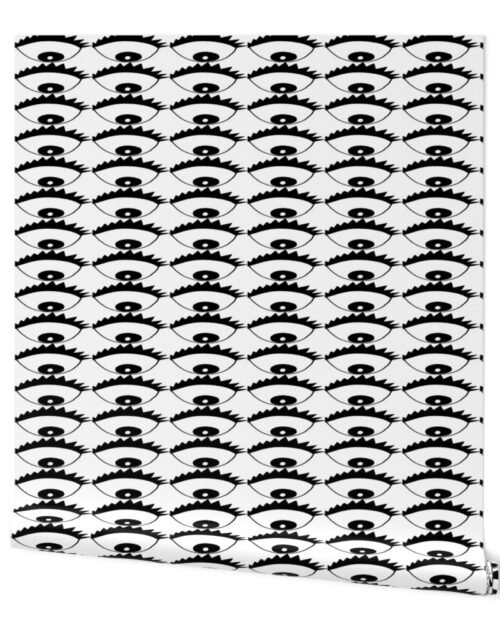 Evil Eyes in Black Wallpaper
