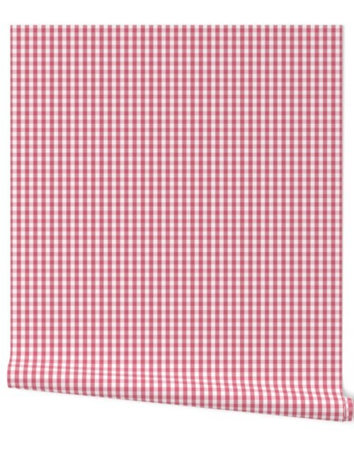 1/2 inch Nantucket Red Gingham Check Plaid Pattern Wallpaper 1/2 inch Nantucket Red Gingham Check Plaid Pattern Wallpaper