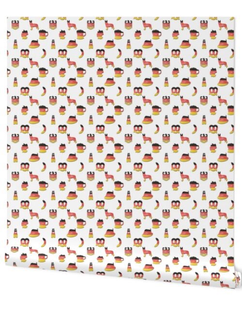 Large German Flag Colors for Oktoberfest  October Beer Festival Motifs Wallpaper