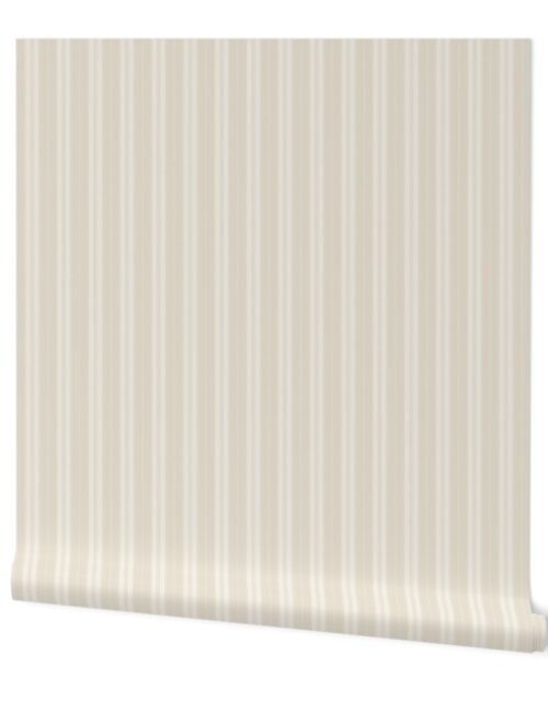 Arctic Wolf and Tan Autumn Winter 2022 2023 Color Trend Mattress Ticking Wallpaper