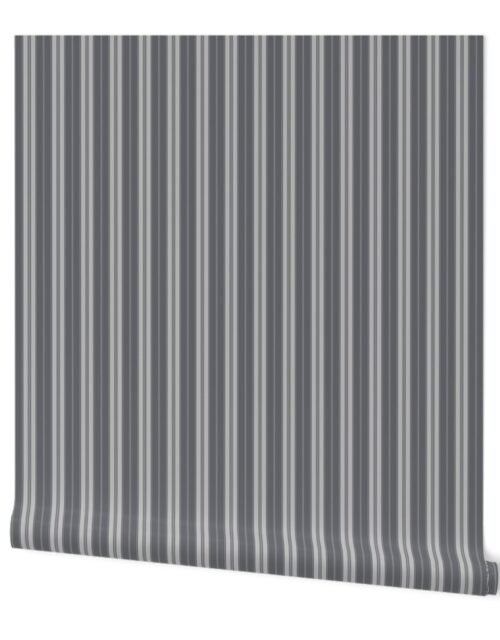 Quiet Shade Grey on Grey Autumn Winter 2022 2023 Color Trend Mattress Ticking Wallpaper