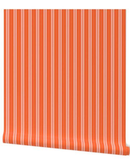 Dragon Fire Orange on Orange Autumn Winter 2022 2023 Color Trend Mattress Ticking Wallpaper