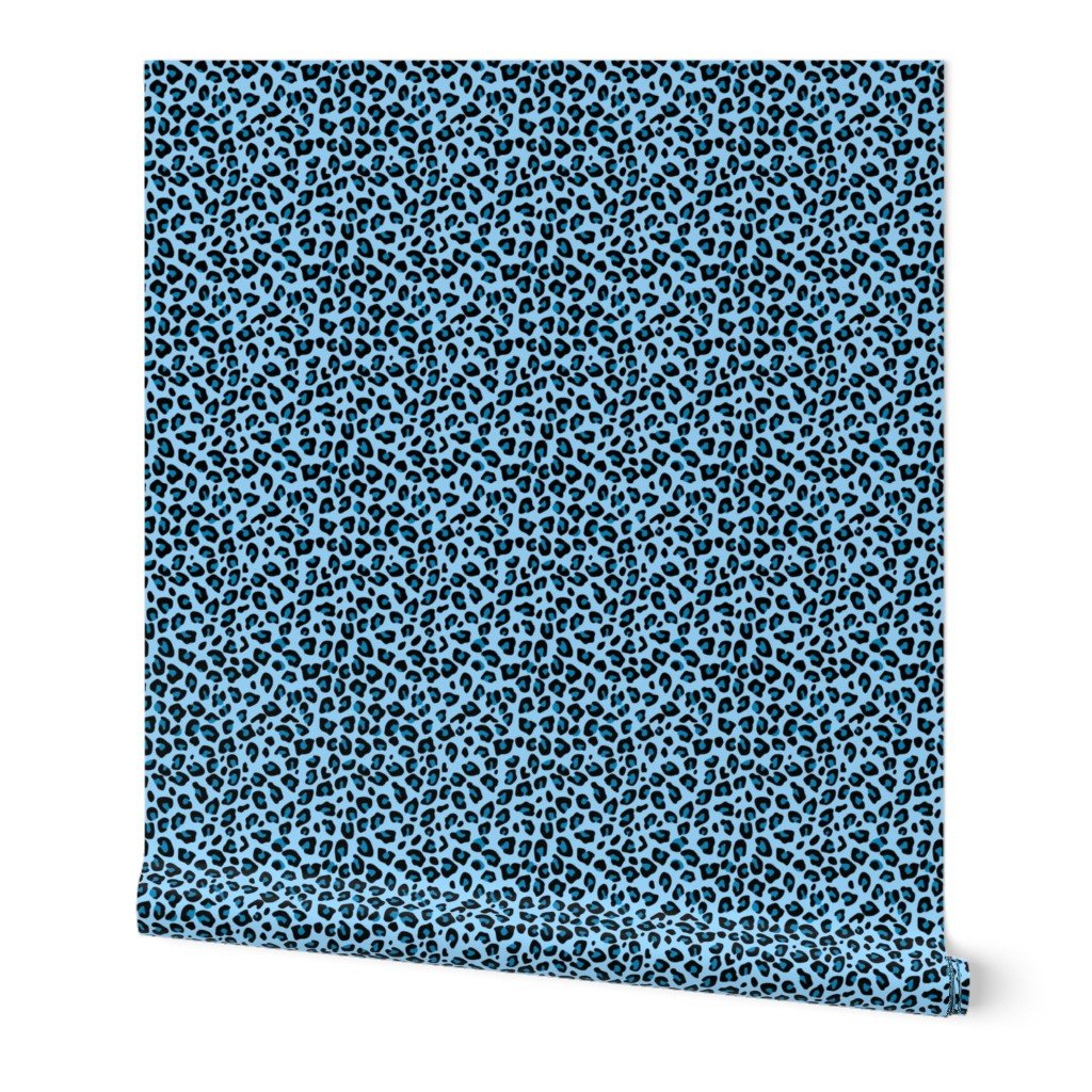 Small Blue Leopard Print Wallpaper Small Blue Leopard Print Wallpaper