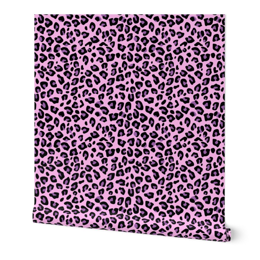 Large Purple Pink Leopard Print Wallpaper Large Purple Pink Leopard Print Wallpaper