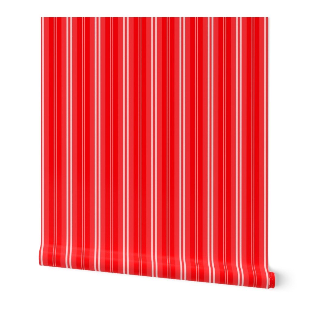 Christmas Red Shaded Pin Stripe Wallpaper Christmas Red Shaded Pin Stripe Wallpaper
