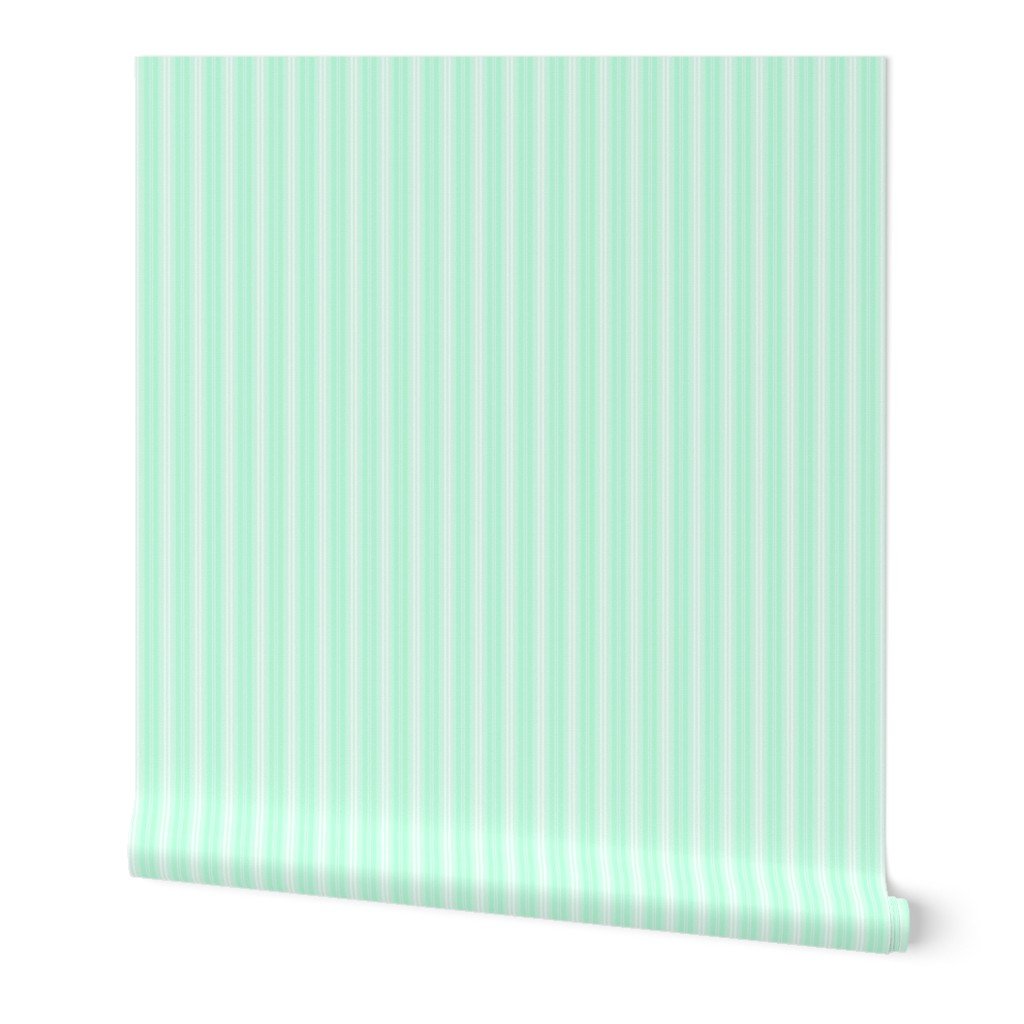 Small Mint Green Shaded Pin Stripe Wallpaper Small Mint Green Shaded Pin Stripe Wallpaper