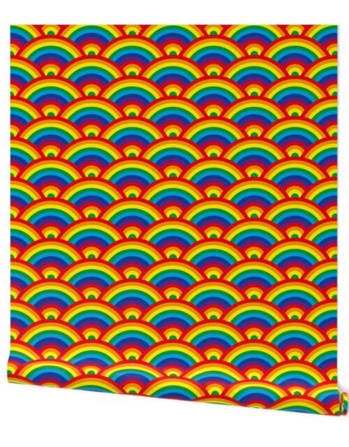 New Babies Room Decor Endless Rainbows Wallpaper