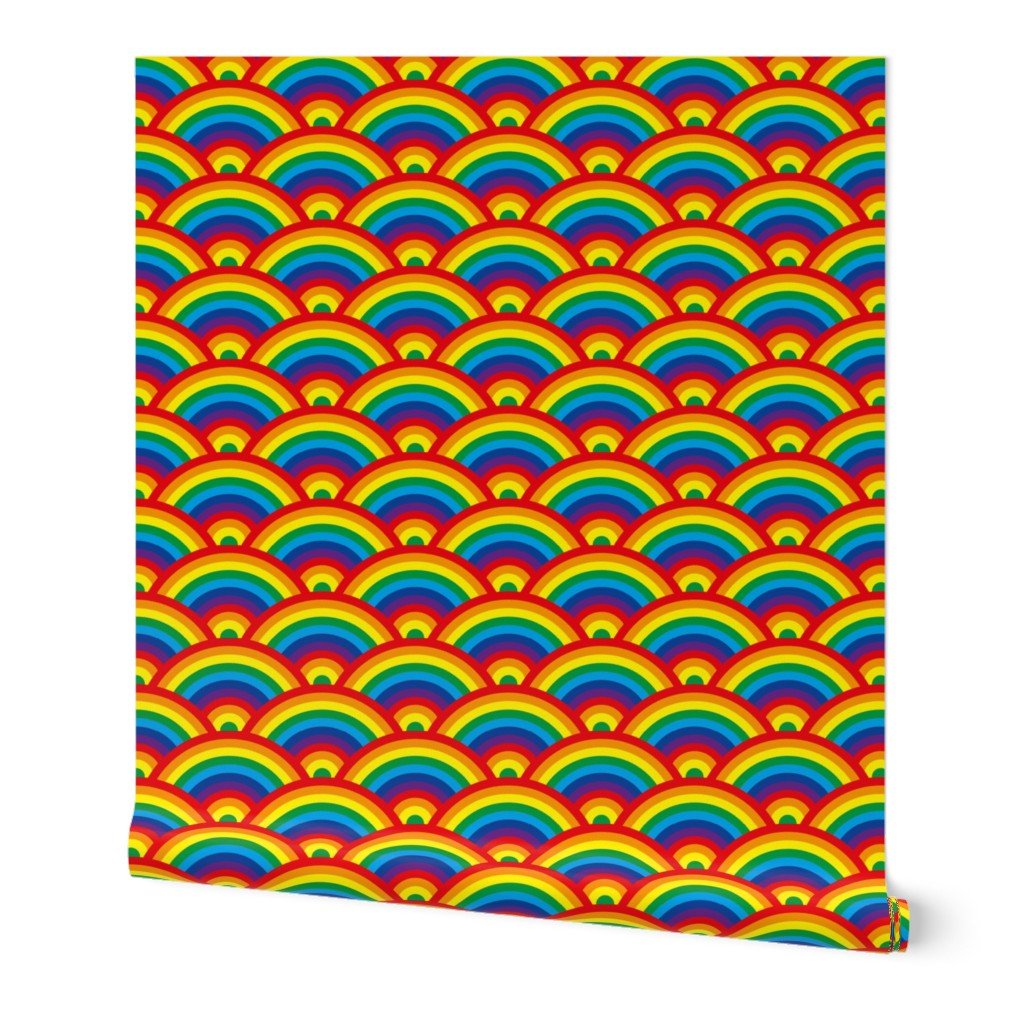 New Babies Room Decor Endless Rainbows Wallpaper New Babies Room Decor Endless Rainbows Wallpaper