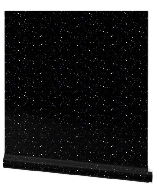 Black Blue Speckled Terrazzo Seamless Repeat Wallpaper