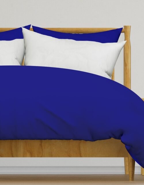 California Blue Official State Solid Color Duvet Cover
