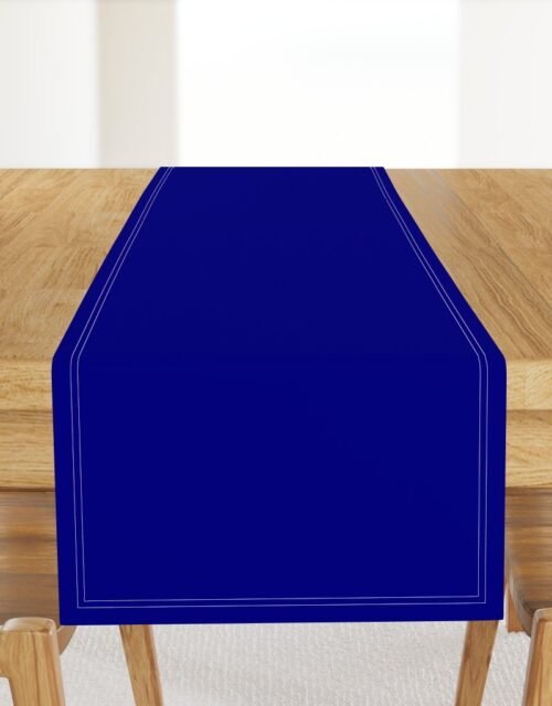 California Blue Official State Solid Color Table Runner