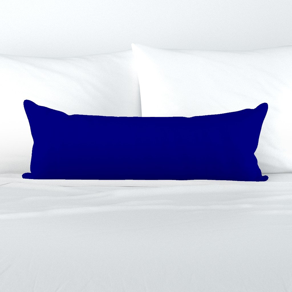 California Blue Official State Solid Color Extra Long Lumbar Pillow California Blue Official State Solid Color Extra Long Lumbar Pillow