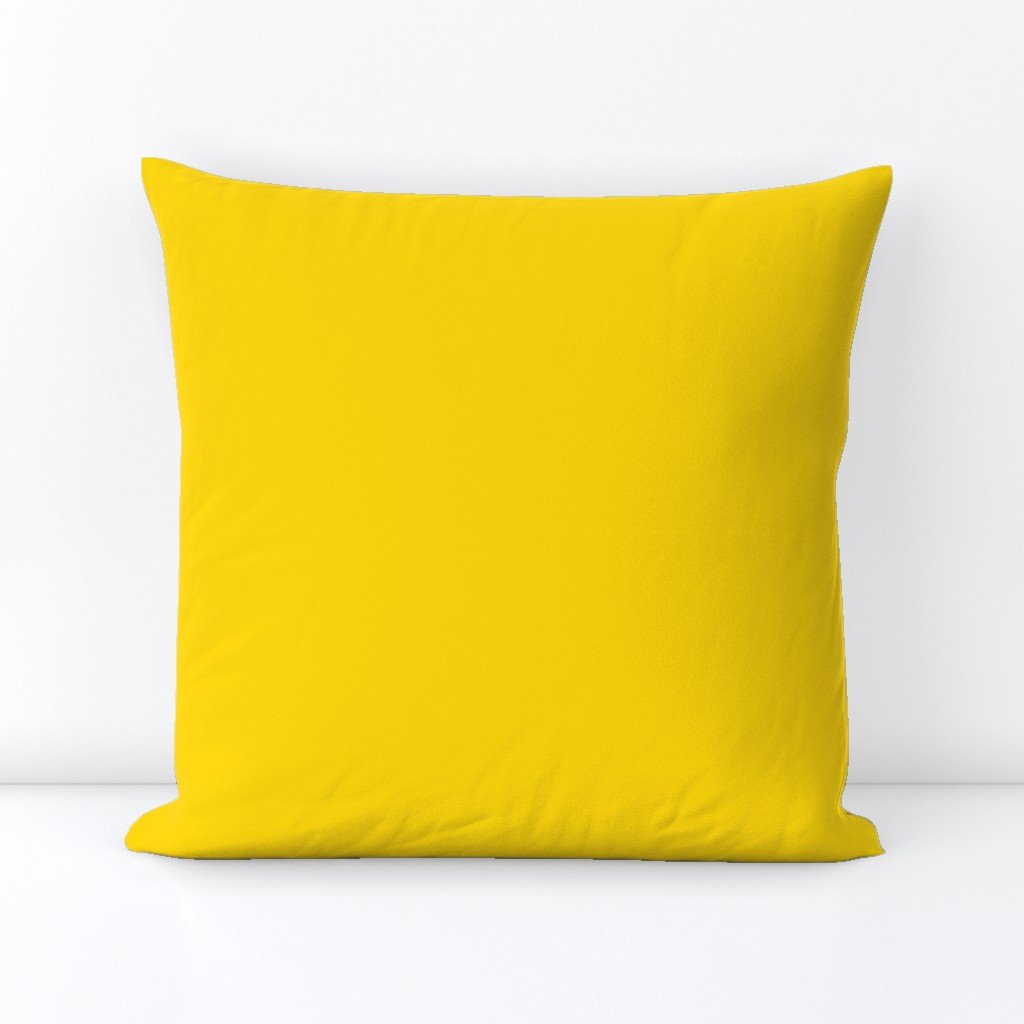 California Yellow Official State Solid Color Square Throw Pillow California Yellow Official State Solid Color Square Throw Pillow