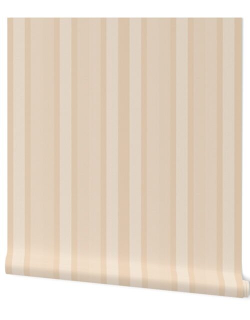 Natural  Shades Modern Interior Design Stripe Wallpaper