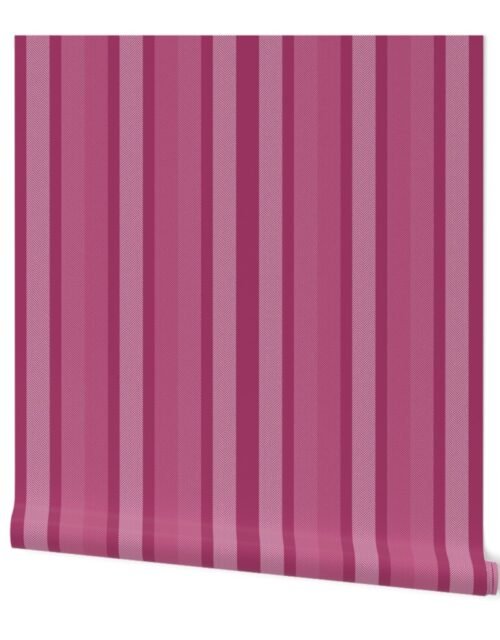 Large Peony Shades Modern Interior Design Stripe Wallpaper