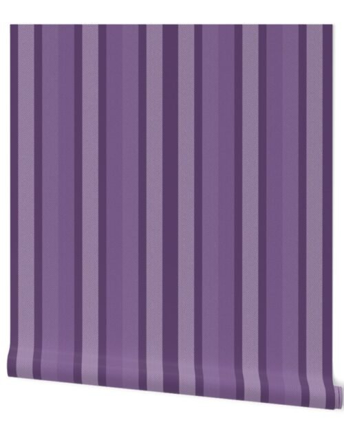 Large Orchid Shades Modern Interior Design Stripe Wallpaper