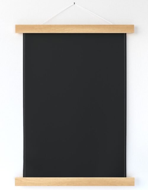 SOLID BLACK #000000 HTML HEX Colors Wall Hanging