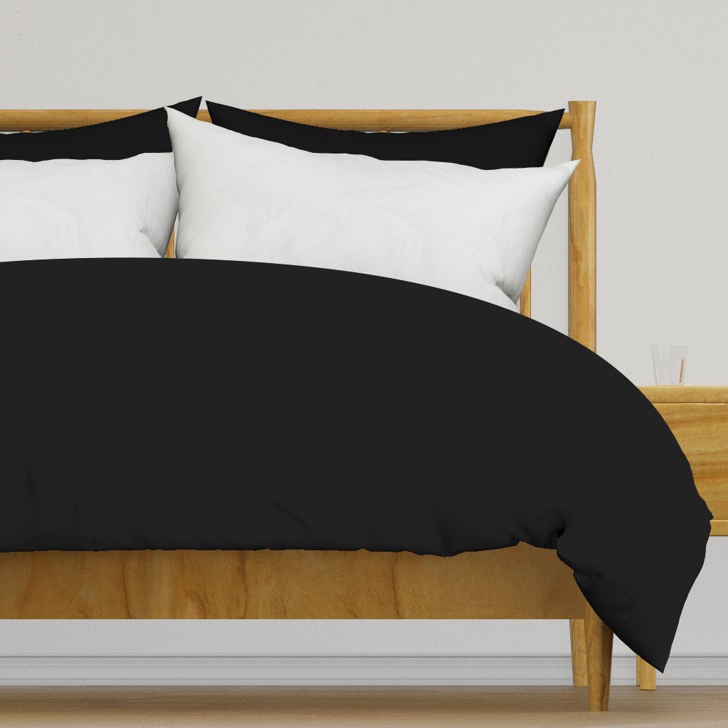 SOLID BLACK #000000 HTML HEX Colors Duvet Cover SOLID BLACK #000000 HTML HEX Colors Duvet Cover