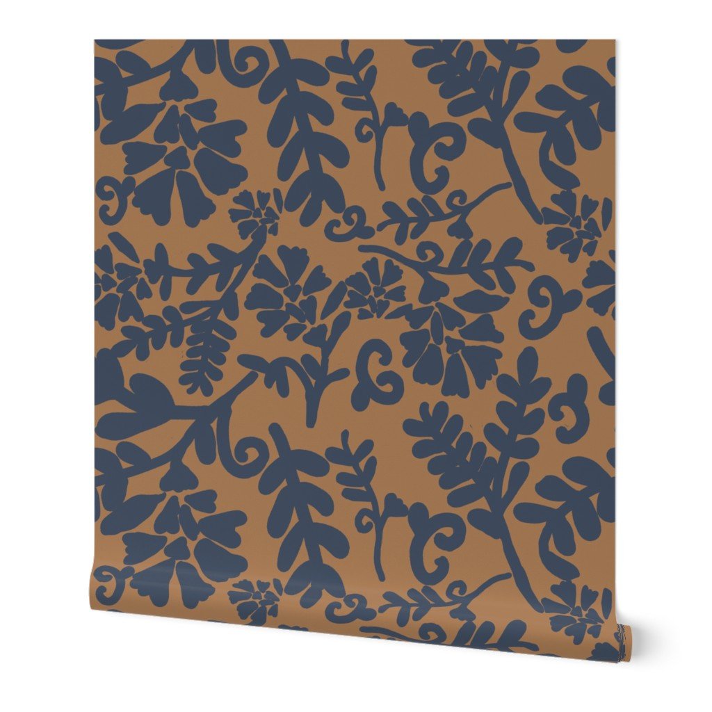Storm on Earth Jumbo Botanical Wallpaper Storm on Earth Jumbo Botanical Wallpaper