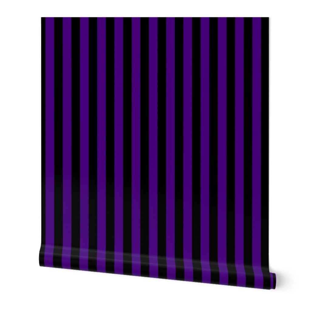 Indigo and Black Stripe 1 inch Wallpaper Indigo and Black Stripe 1 inch Wallpaper
