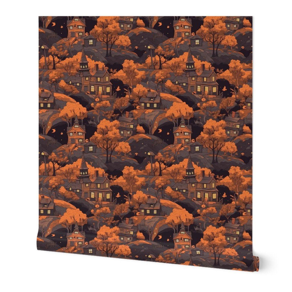 Vintage Halloween Orange Wallpaper Vintage Halloween Orange Wallpaper