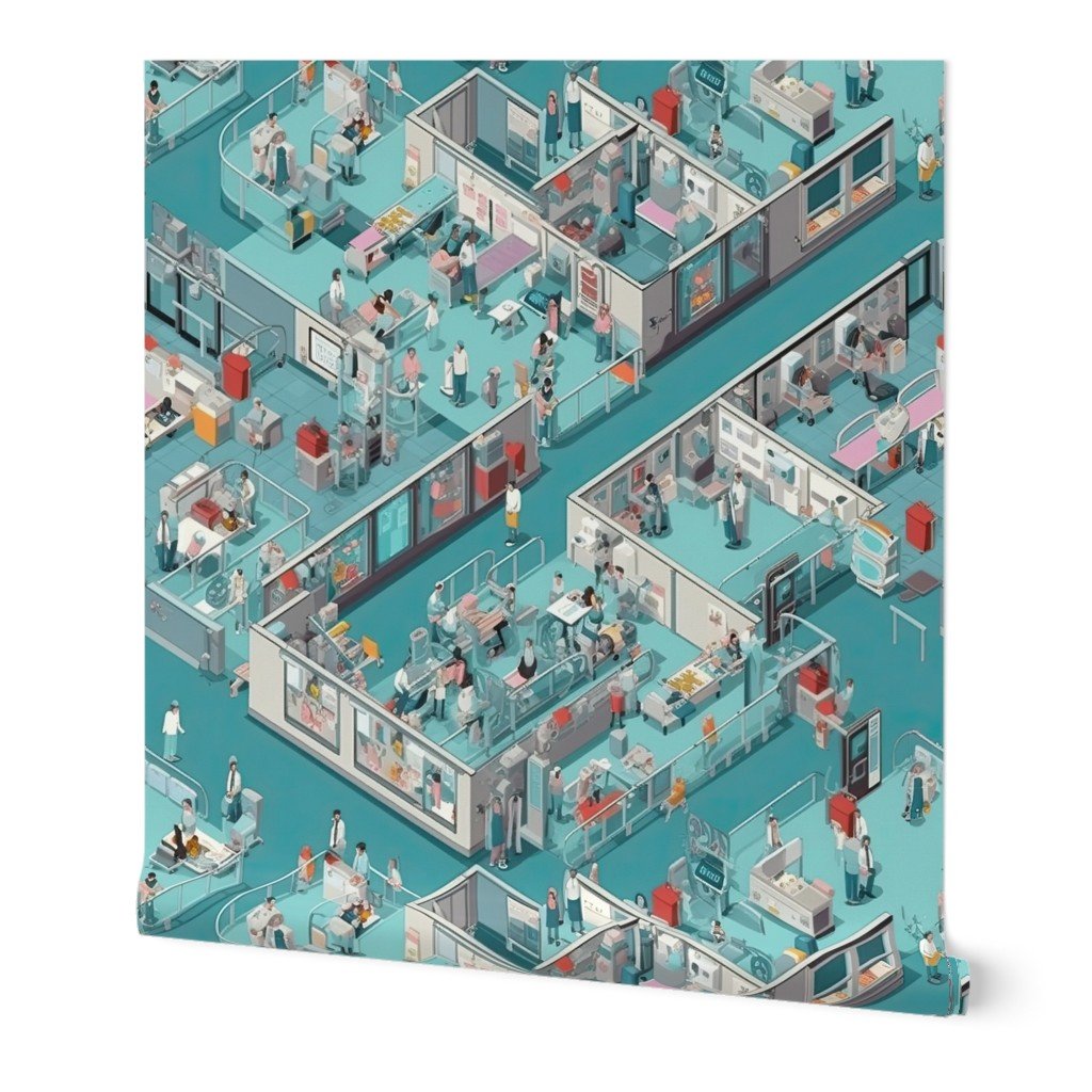 Blue Hospital Wards Wallpaper Blue Hospital Wards Wallpaper