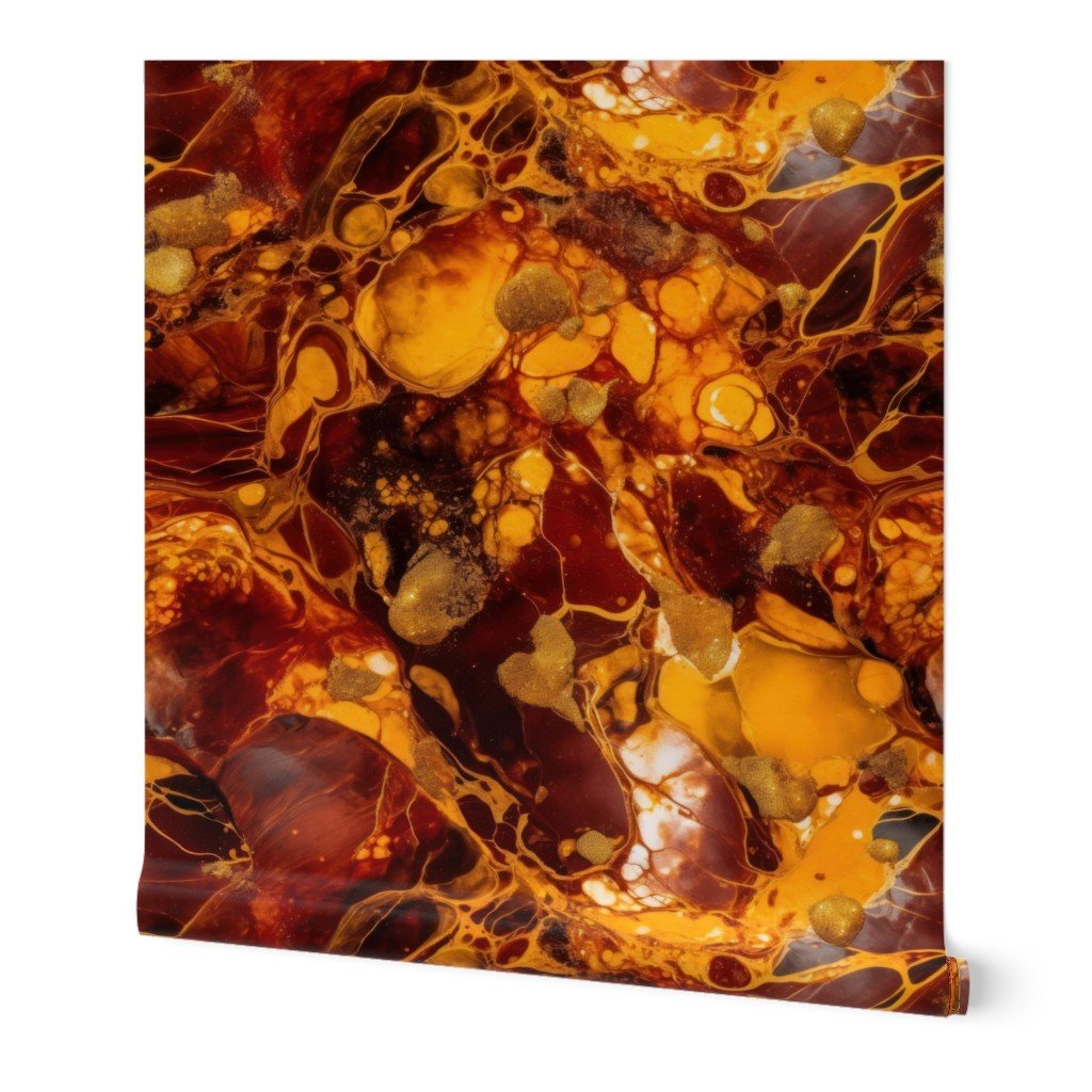 Amber and Gold Alcohol Ink 3 Wallpaper Amber and Gold Alcohol Ink 3 Wallpaper